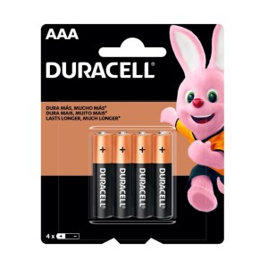 DURACELL PILAS AAA x 4u